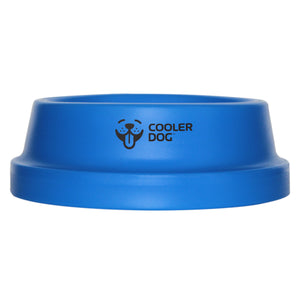 CoolerDog freezable bowl, blue