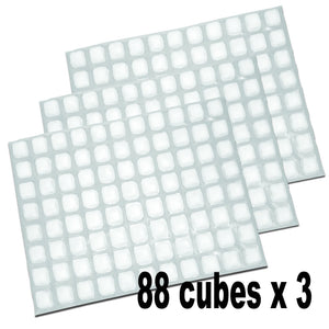 3 FlexiFreeze refill ice sheets, 88 cubes each