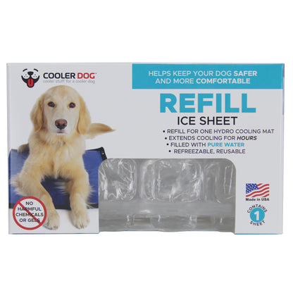 CoolerDog Hydro Cooling Mat Refill Ice Sheet, Retail Packaging