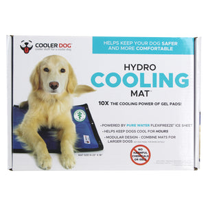 CoolerDog Hydro Cooling Mat informational packaging