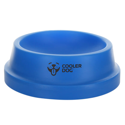 CoolerDog freezable bowl, blue